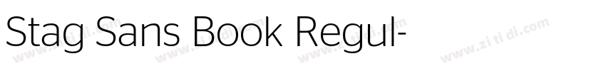 Stag Sans Book Regul字体转换